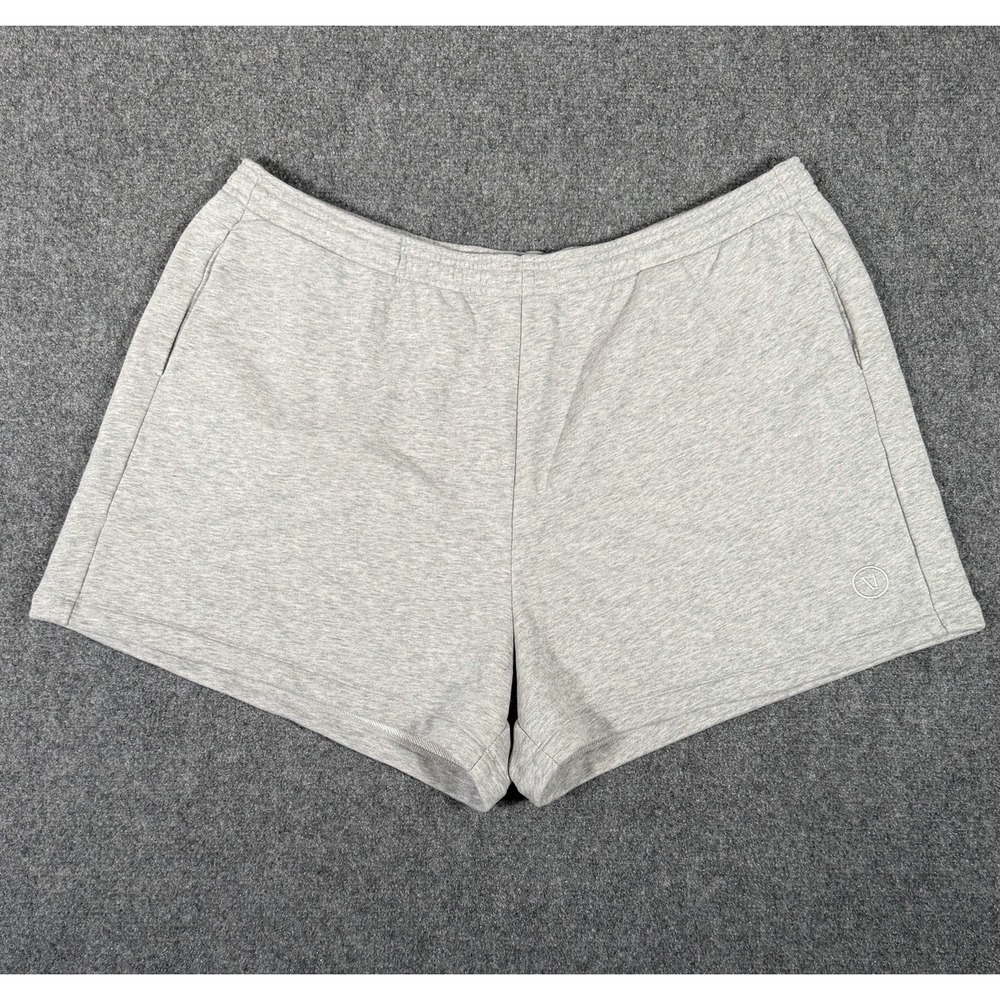Vuori Sedona Sport Shorts Womens XXL Gray Soft French Terry Drawstring